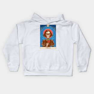 Zodiac sign tarot card Virgo Kids Hoodie